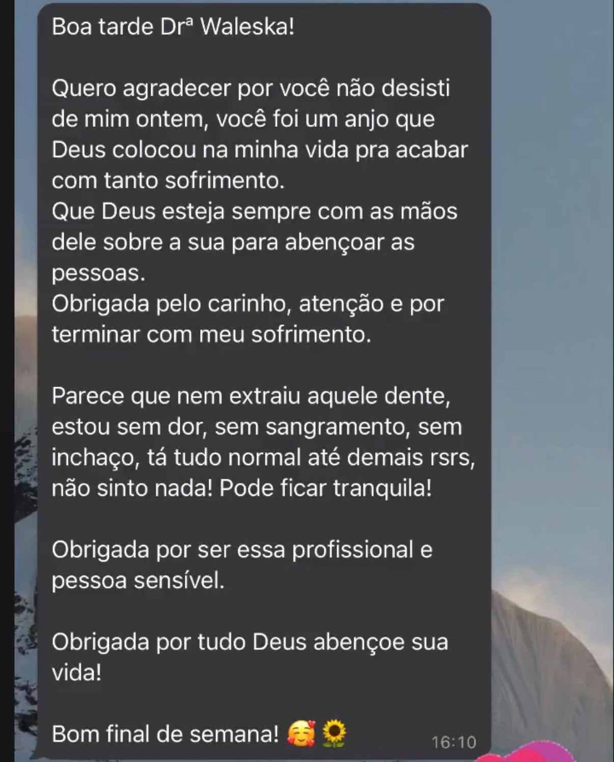 Feedback de paciente
